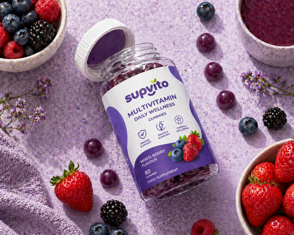 Mixed Berry Multivitamin Daily Wellness Gummies