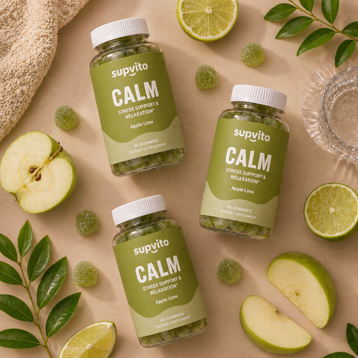 Apple Lime Zen & Stress Support & Relaxation