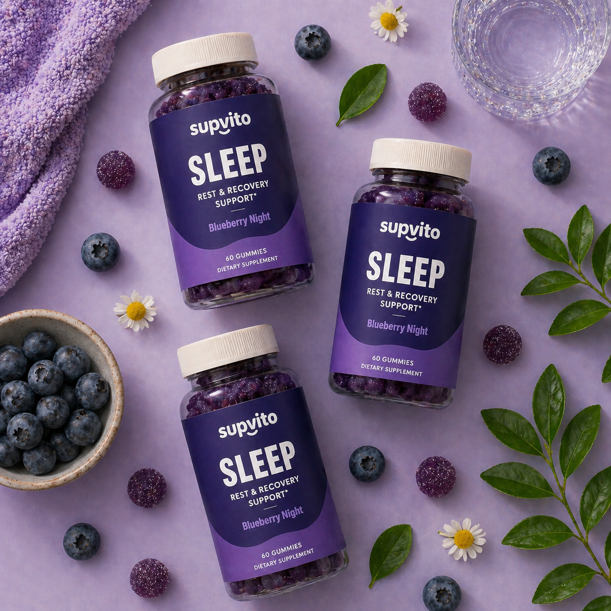 Blueberry Night Rest, Recovery & Deep Sleep