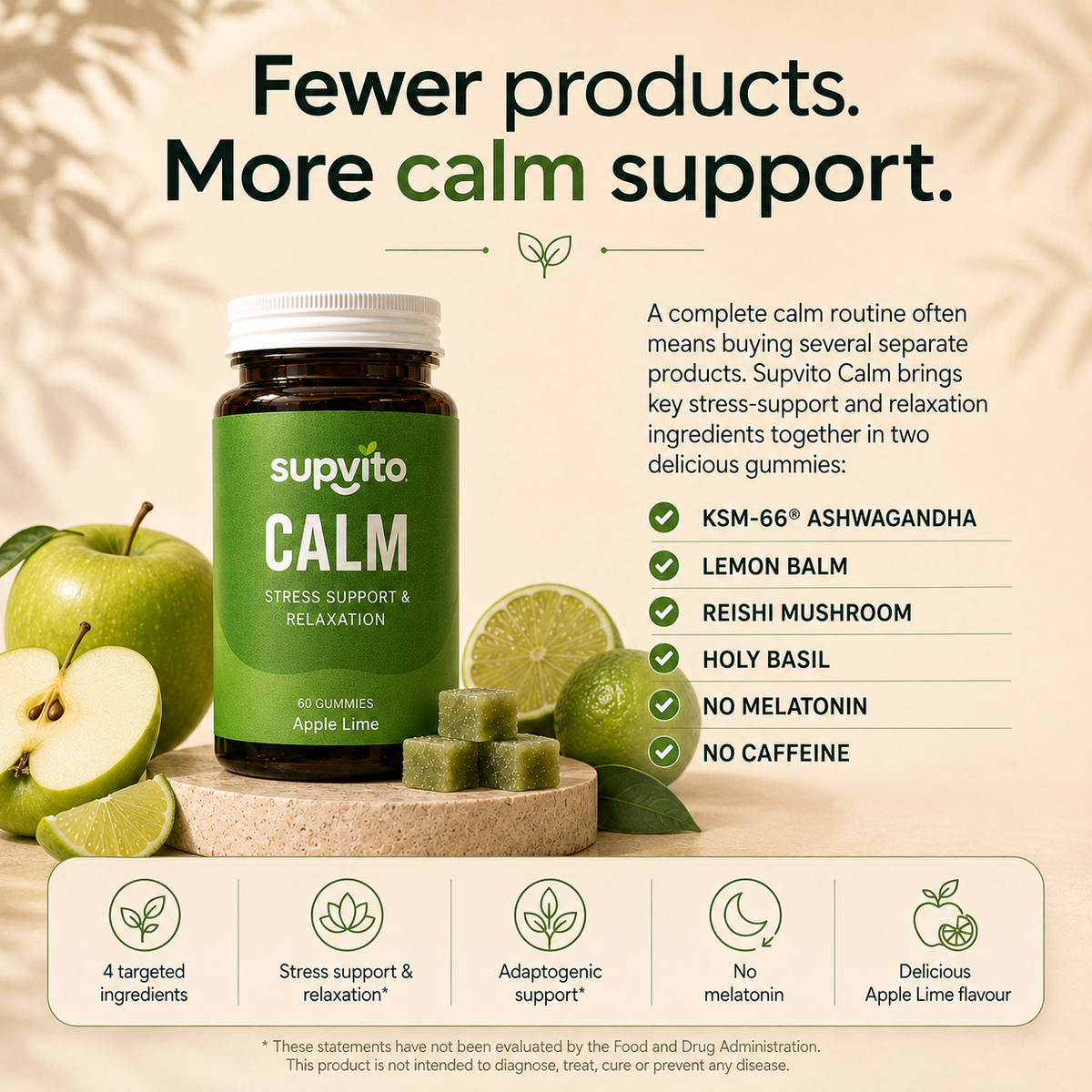 Apple Lime Zen & Stress Support & Relaxation