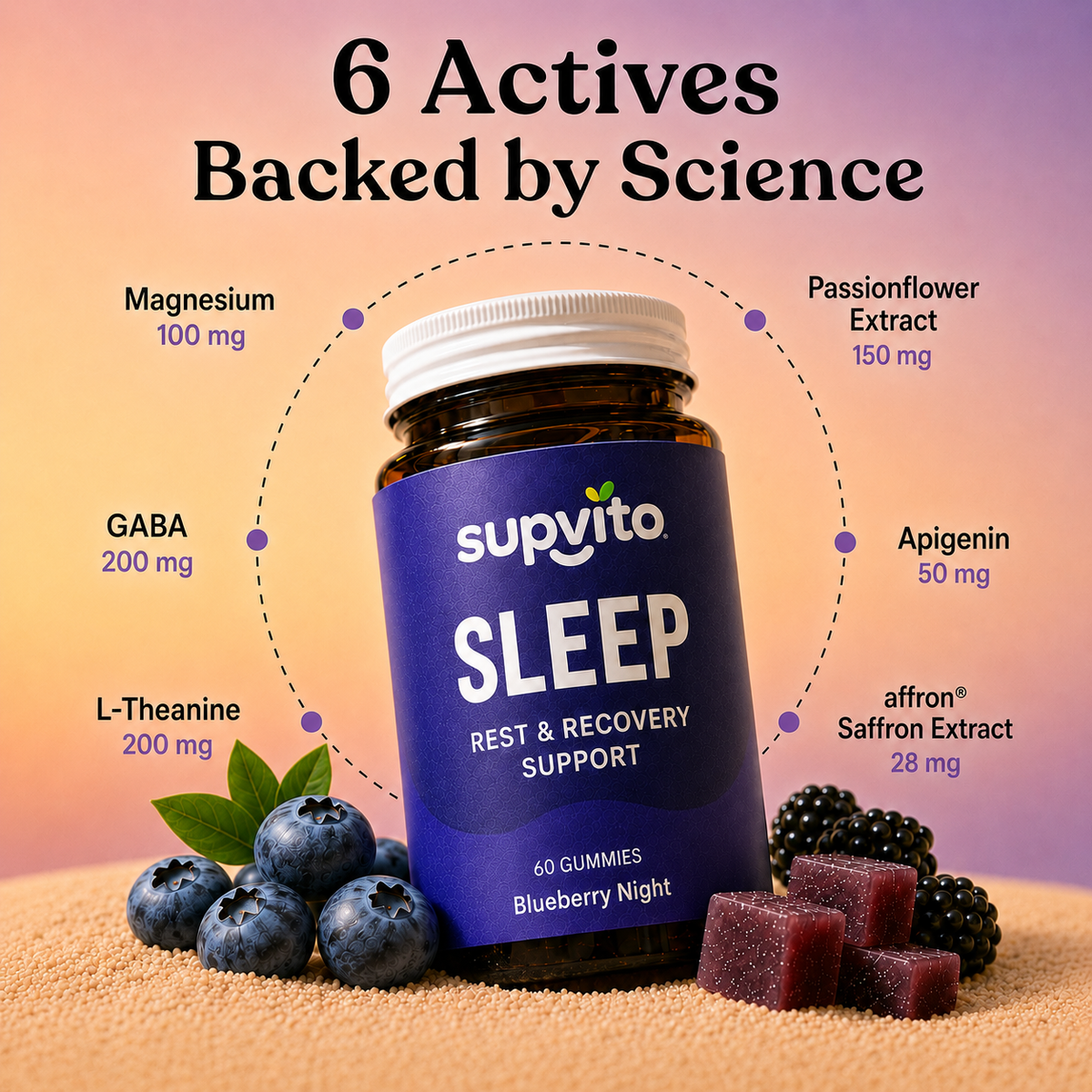 Blueberry Night Rest, Recovery & Deep Sleep