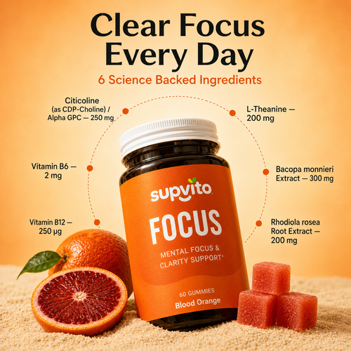 Blood Orange Mental Focus & Cognitive Clarity