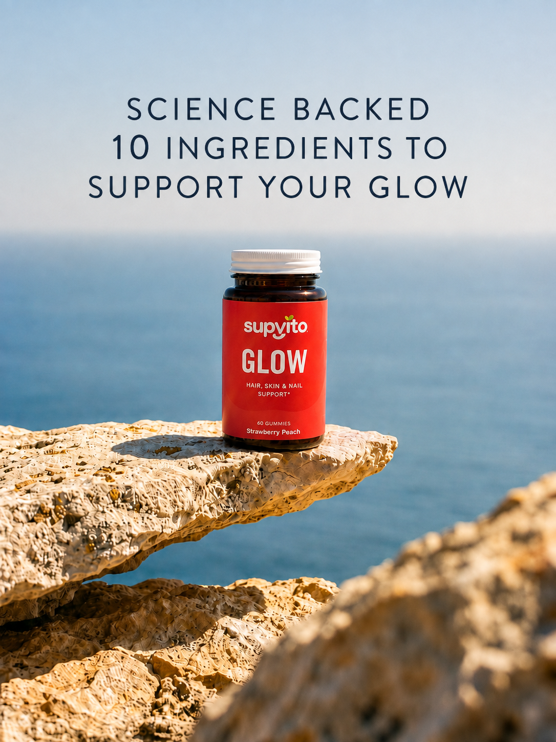 Strawberry Peach Glow & Rejuvenation For Hair, Skin & Nails