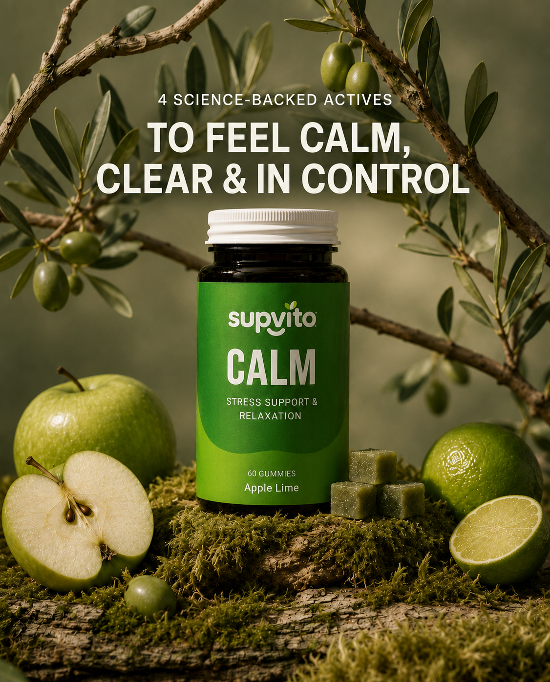 Apple Lime Zen & Stress Support & Relaxation